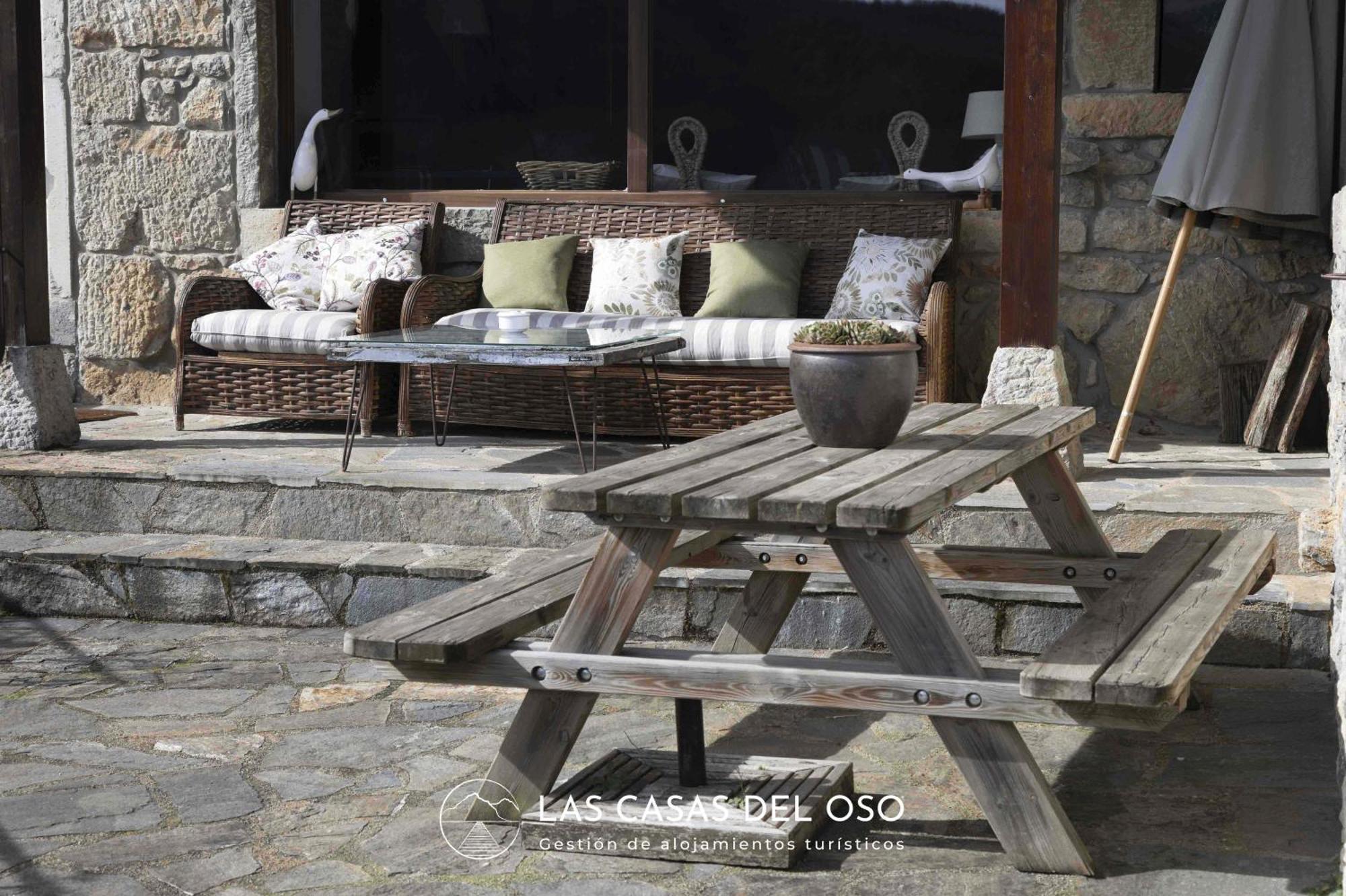 El Mirador De San Trocaya - Las Casas Del Oso Villamarcel Bagian luar foto
