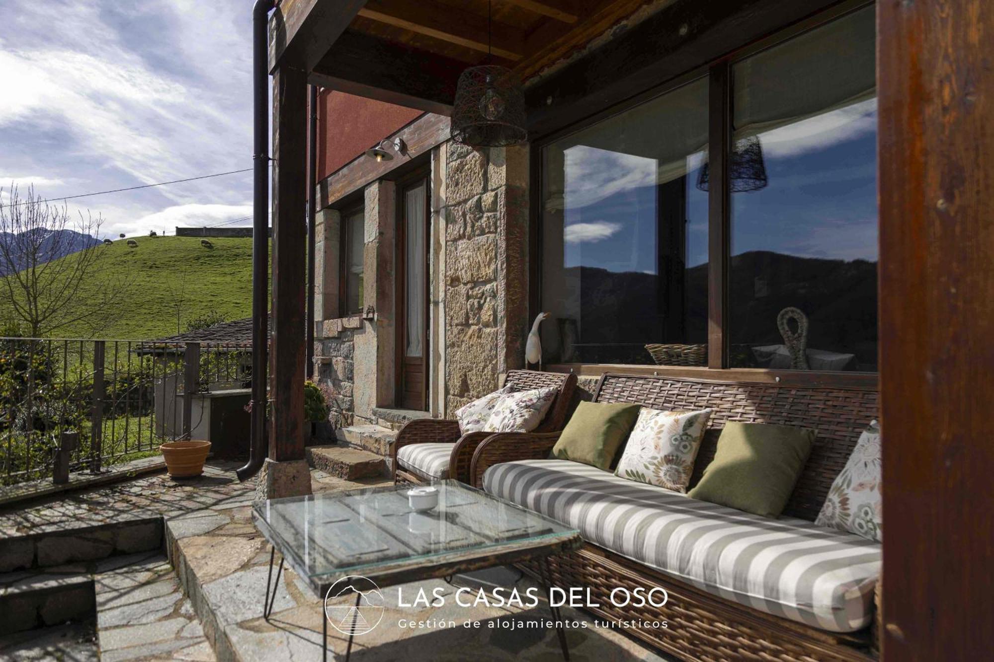 El Mirador De San Trocaya - Las Casas Del Oso Villamarcel Bagian luar foto