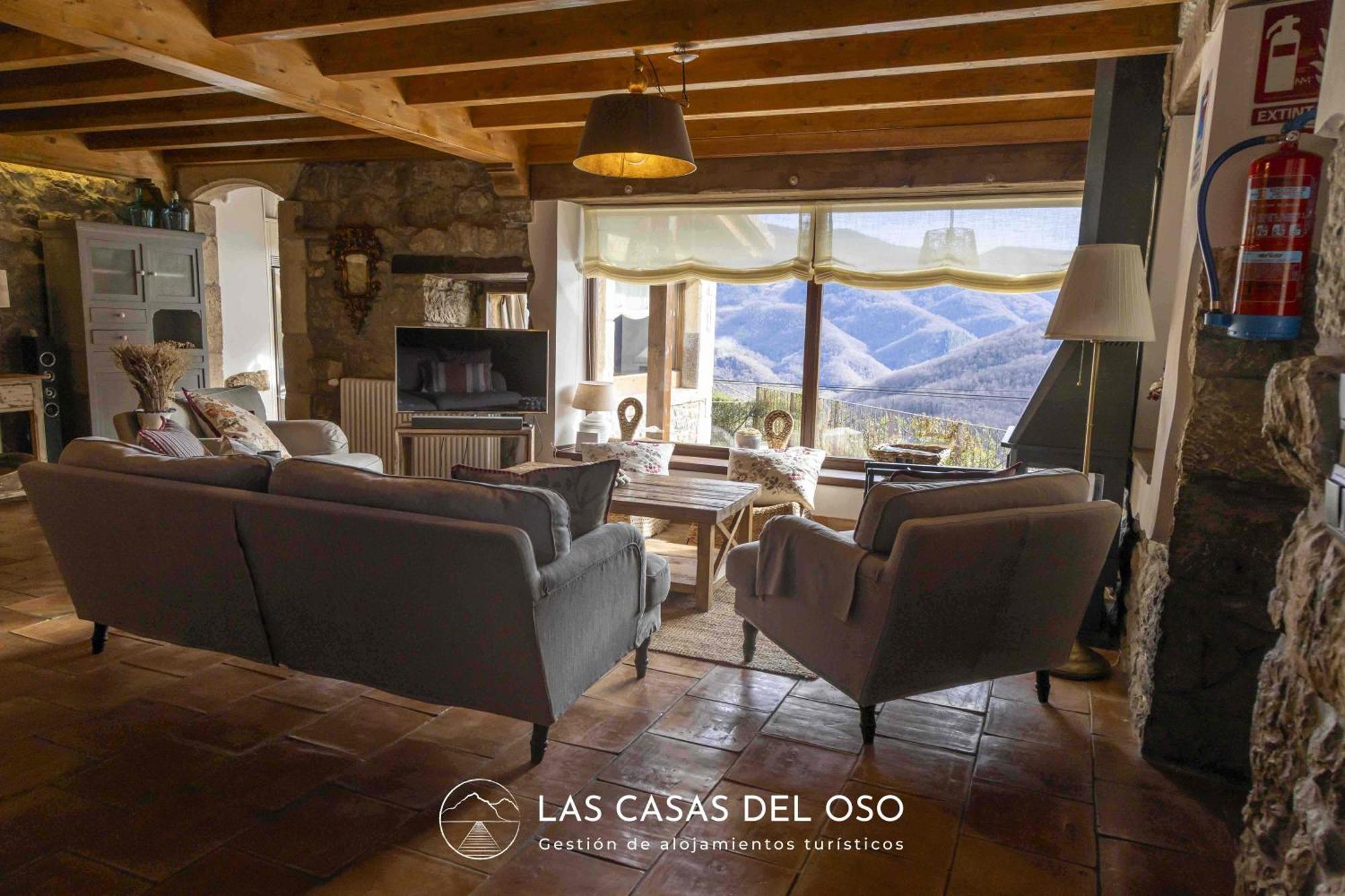 El Mirador De San Trocaya - Las Casas Del Oso Villamarcel Bagian luar foto