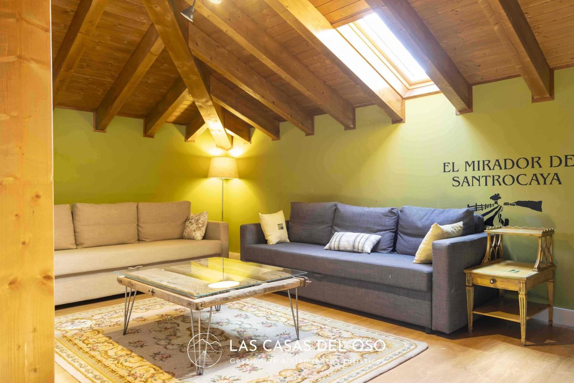 El Mirador De San Trocaya - Las Casas Del Oso Villamarcel Bagian luar foto