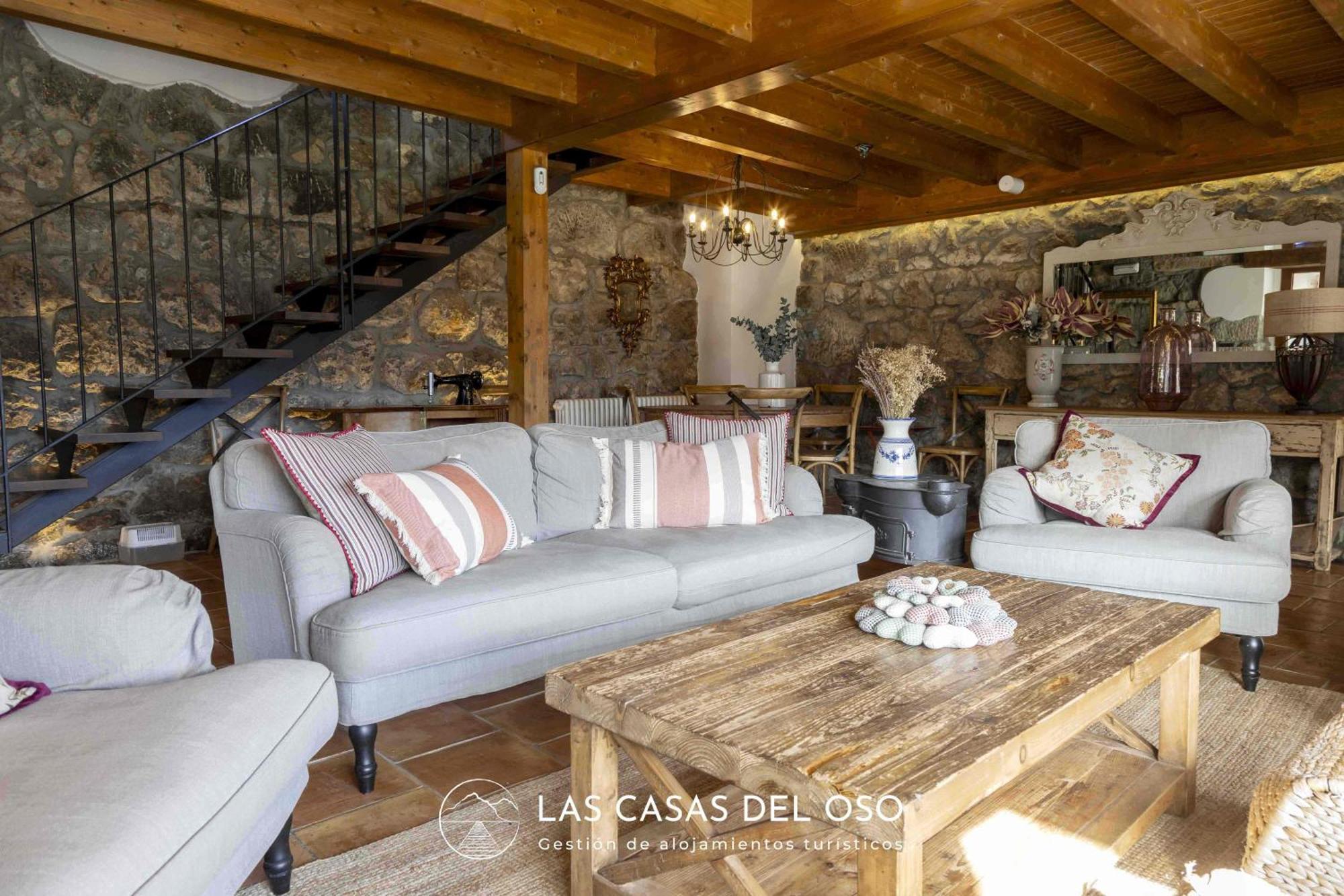 El Mirador De San Trocaya - Las Casas Del Oso Villamarcel Bagian luar foto